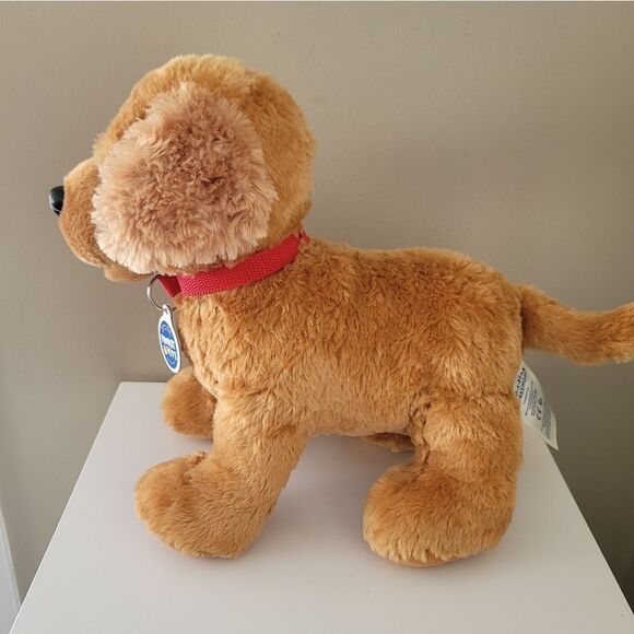 BUILD-A-BEAR Dog Stuffed Toy With Jacket & Collar Stuffed Animal #429 - Picture 10 of 13
